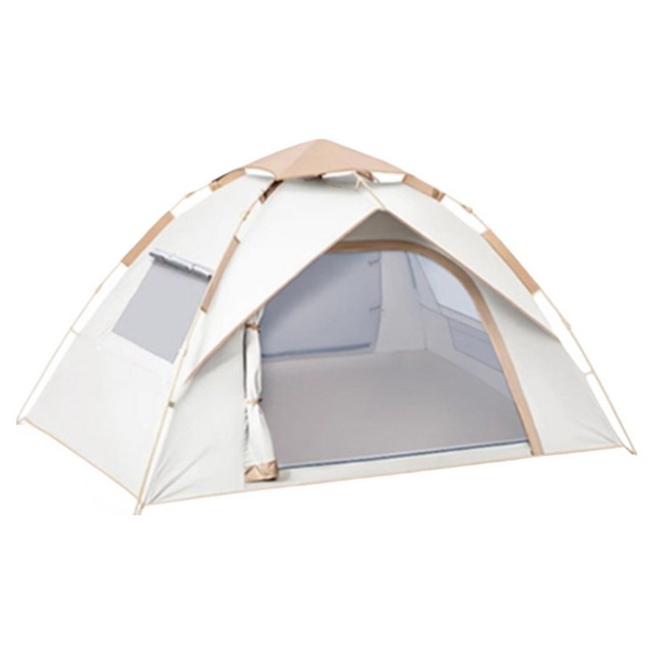 휴대용 캠핑 텐트 아웃도어 원터치 방수 텐트 투 도어 투 윈도우 오토 자동텐트