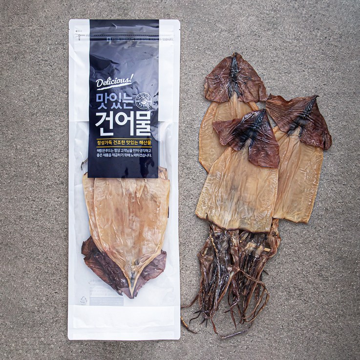 해맑은푸드 부드러운 마른오징어 냉동, 450g중, 5미, 1개
