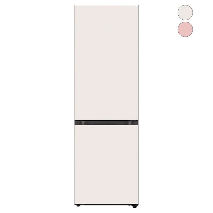 색상선택형LG 모던엣지 냉장고 오브제컬렉션 글라스 344L Q342AAA133