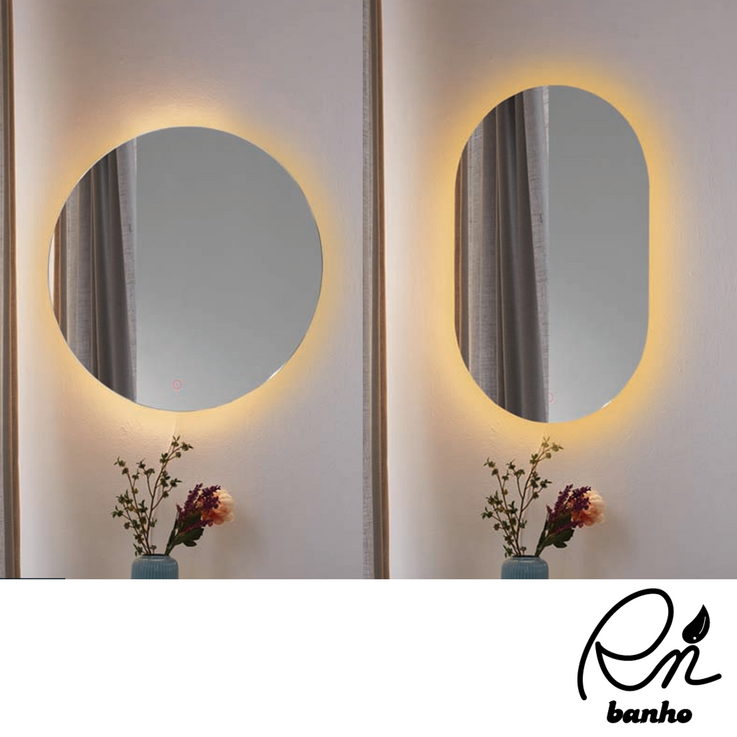 삼성 LED 벽걸이 욕실 카페 매장 옷장 거실 인테리어 원형 타원형 간접 조명 거울