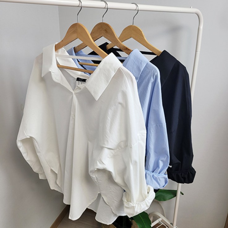 탐이탐이 봄 간절기 여성 핏 보장 바이오 끈 셔츠 블라우스 3컬러