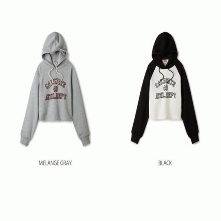 후아유 여성 라글란 크롭 후드티 Raglan Crop Hoodie WHMHE4921F