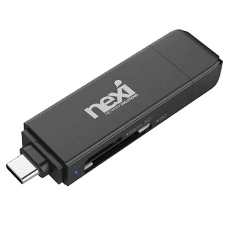 넥시 USB3.13.0 OTG 카드리더기 마이크로 SD 카드 NXU3130CR NX610