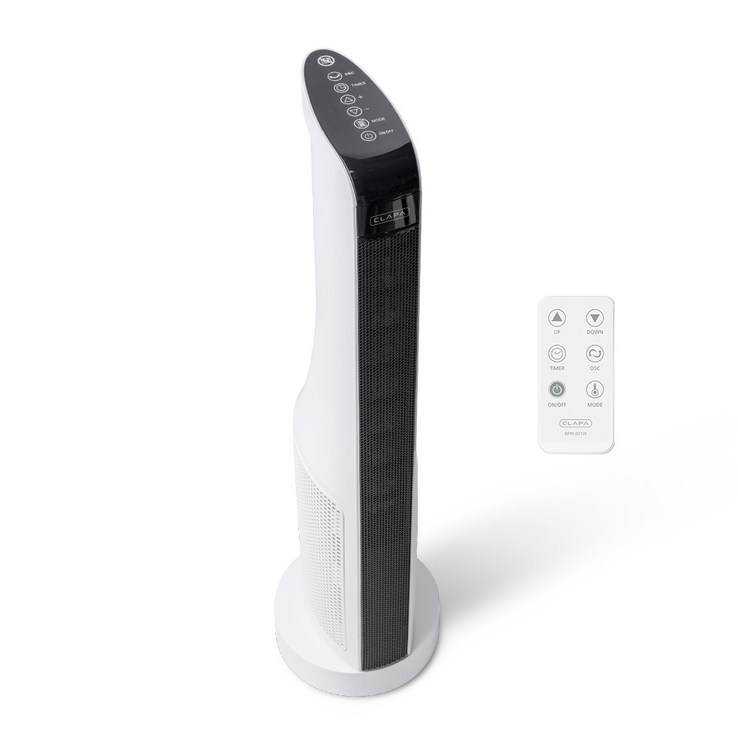 클래파 저소음 스마트 PTC 타워형 온풍기, 화이트, CPH309W