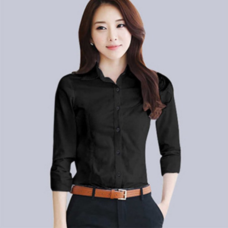 두봄 여성용 신 슬림핏 셔츠