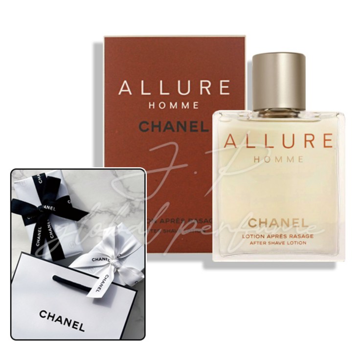 샤넬 알뤼르 옴므 스킨 애프터 쉐이브 로션 스킨타입 100ml 백화점 선물포장쇼핑백