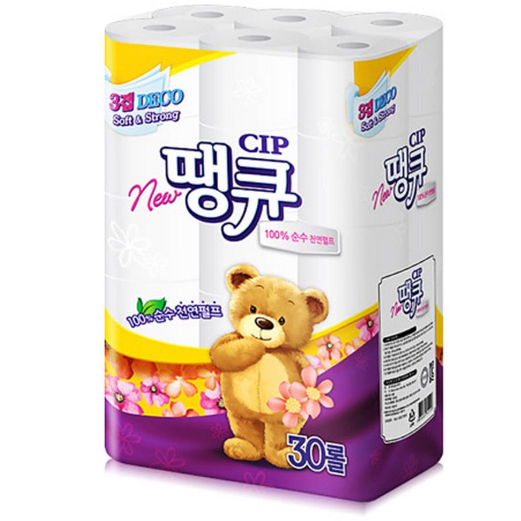 땡큐 3겹 천연펄프 화장지 14m 땡큐 3겹 천연펄프 화장지 14m