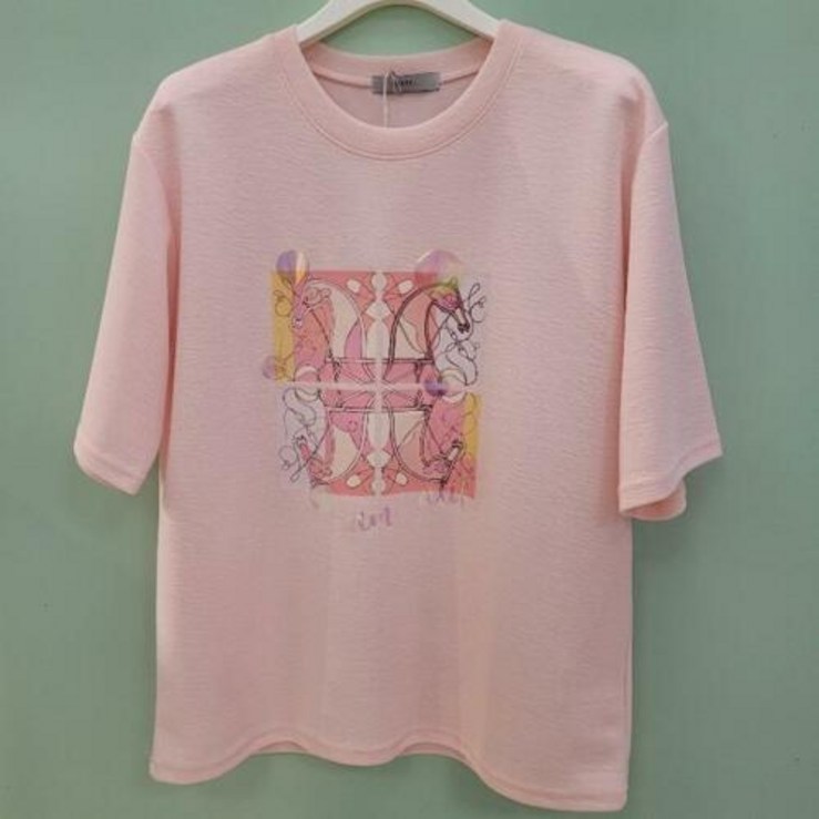 디컬렉션 데스틸 HC21 사각홀스 라운드반팔티 D2423TS5943