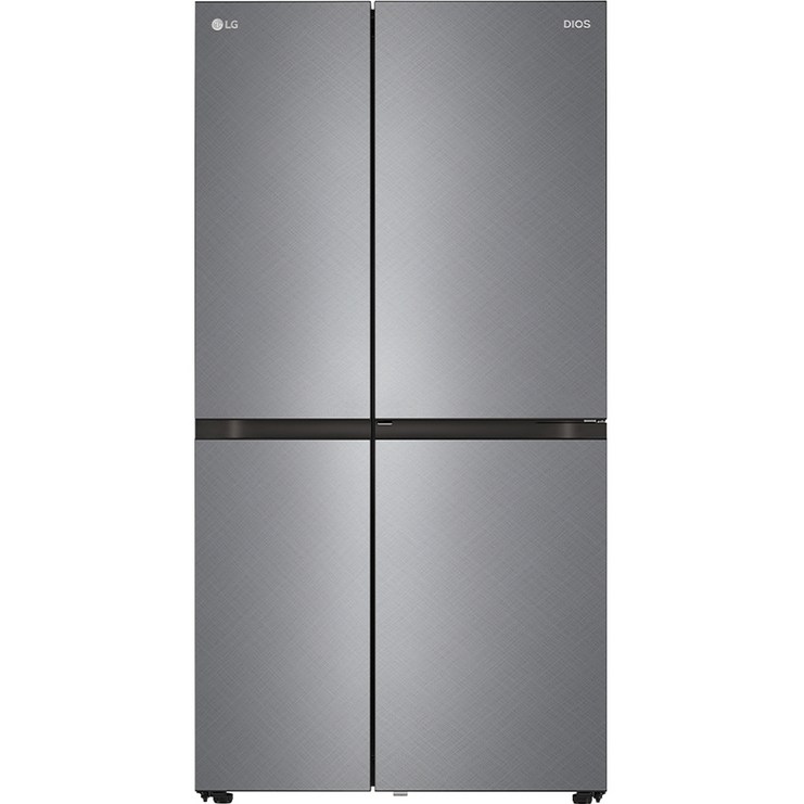 LG전자 디오스 매직스페이스 양문형 냉장고 메탈 832L 방문설치