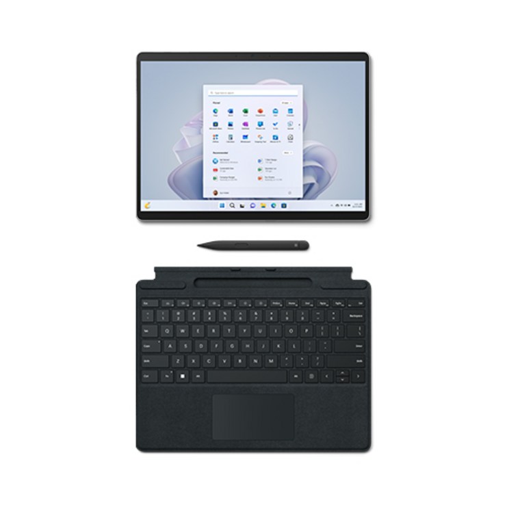 마이크로소프트 서피스 프로9 노트북 13 + 키보드 블랙 + 슬림펜 2