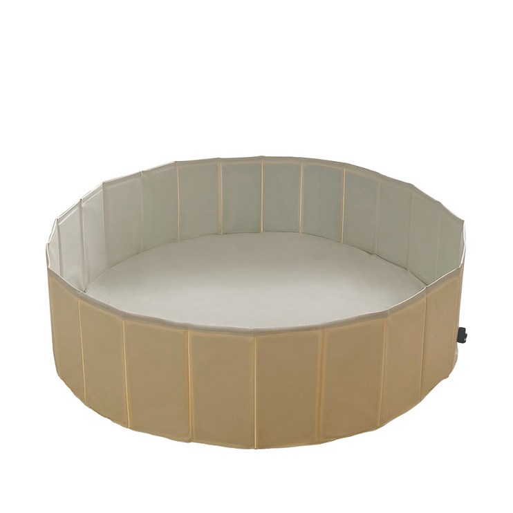 까사드로잉 접이식 멀티 아기 볼풀장 촉감놀이매트 플레이 놀이 매트, 베이지그레이