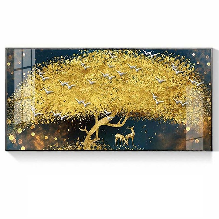황금 돈나무 대형 액자 5종- 풍수지리인테리어 개업식선물 집들이 선물 - 에잇폼