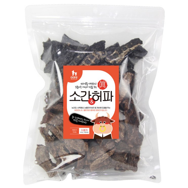 웁스 강아지 수제 간식 400g