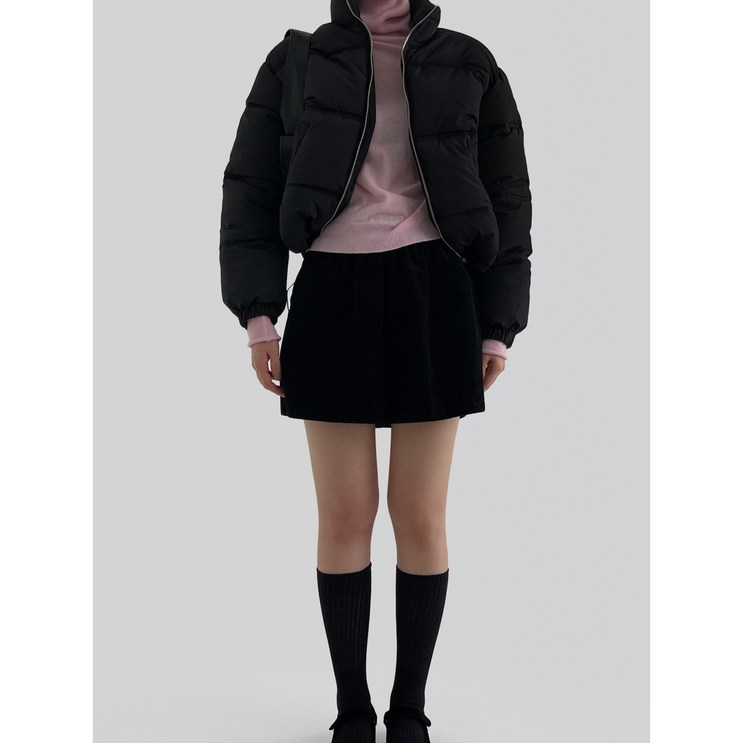 여성 크롭숏패딩프리사이즈