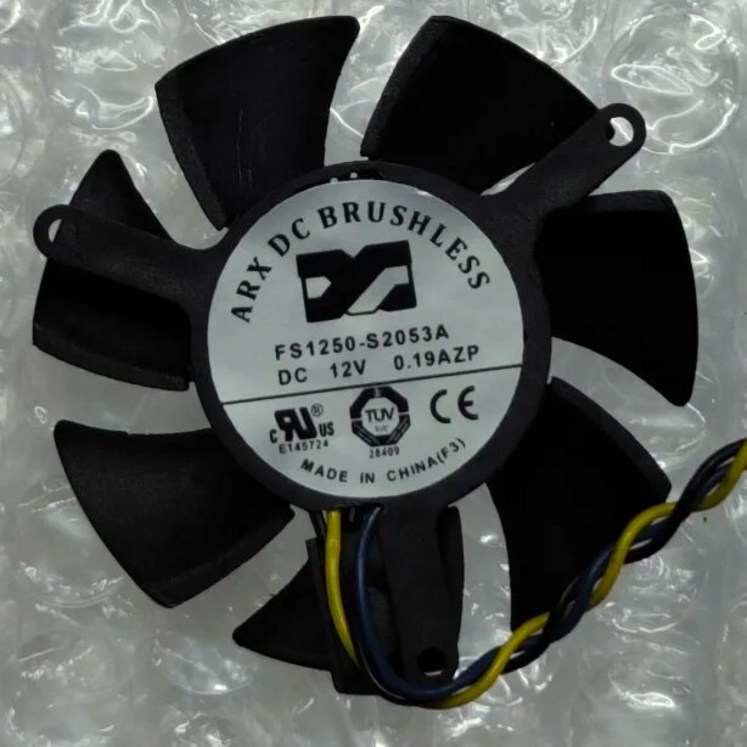Gtx10501050ti fs1250s2053a 12V 0.19a 그래픽 카드 냉각 팬 Gtx10501050ti fs1250s2053a 12V 0.19a 그래픽 카드 냉각 팬