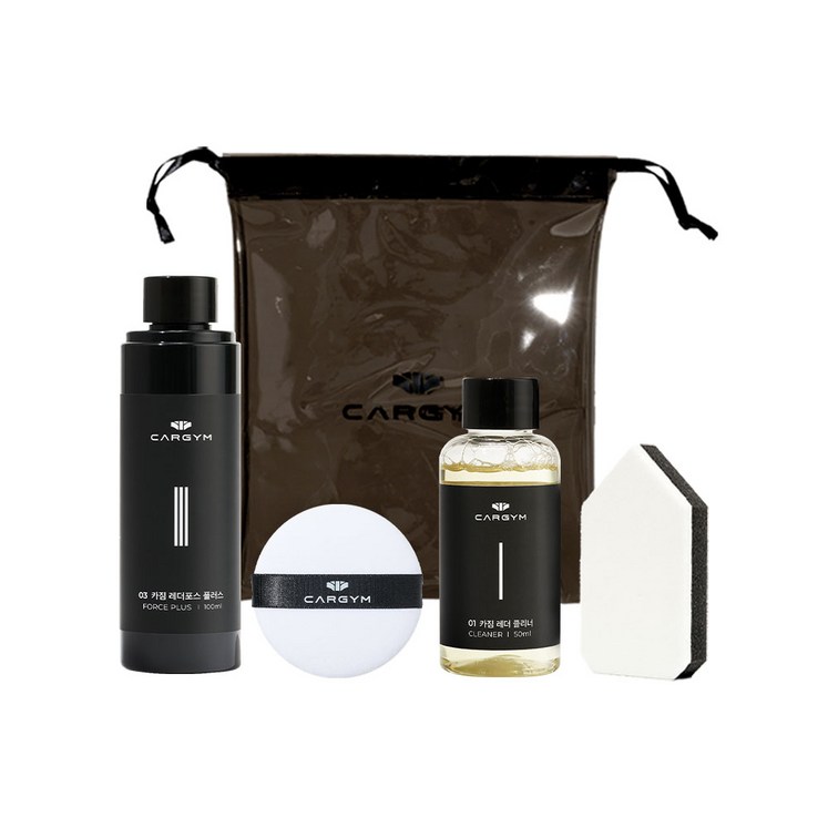 카짐 가죽 시트 코팅제 메인터넌스 레더포스3 플러스 관리제 100ml, 세트구성클리너관리제전용패드, 1세트, 100ml