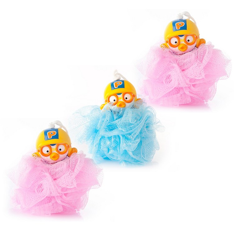 뽀로로 인형 샤워볼 3p 세트