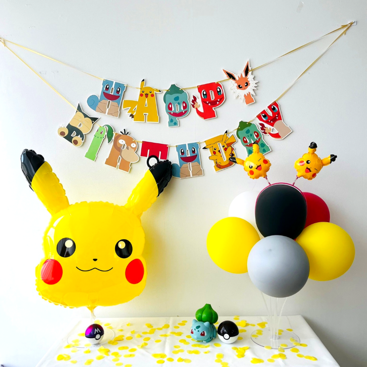 포켓몬풍선 생일 파티 풍선 세트 가랜드 생일풍선세트