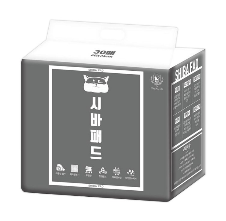 딩동펫 시바 애견 배변패드 레몬향