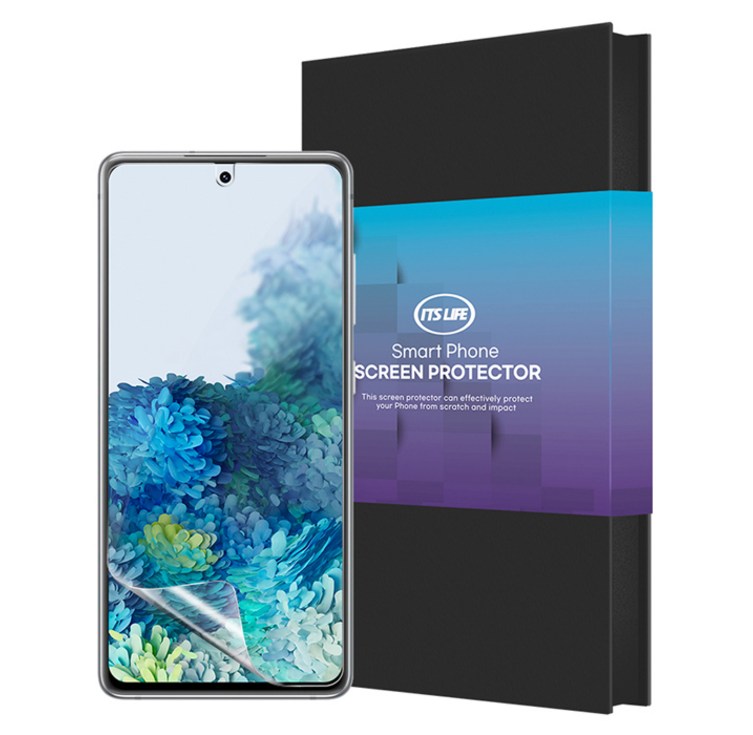 이츠라이프 TPU 자가복원 풀커버 우레탄 휴대폰 액정보호필름 3p  가이드툴, 1세트