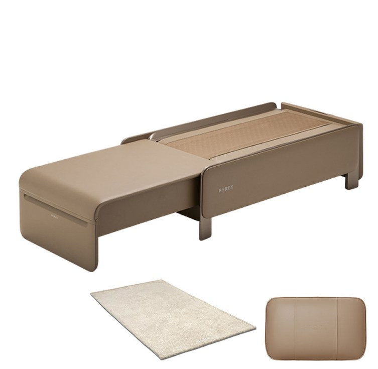 비렉스 척추베드  마사지쿠션  러그 방문설치, MBC01, 모카 브라운