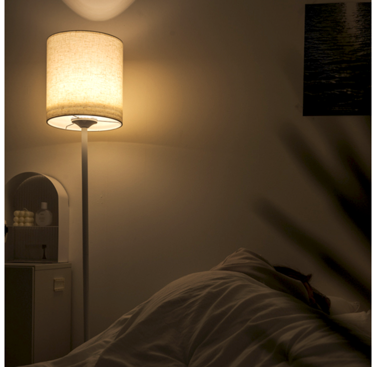 레나에너지 코튼 모던 장스탠드 플로어조명