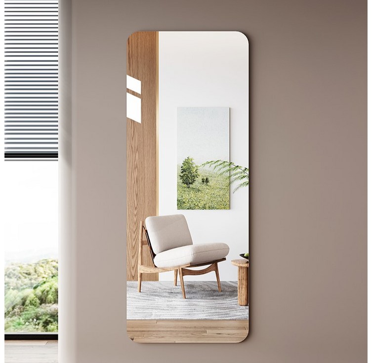 태양유통 고화질 2mm 고급형 부착식 아크릴 전신거울