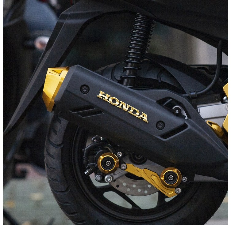 HONDA 혼다 엠블럼 크롬 스티커 골드실버