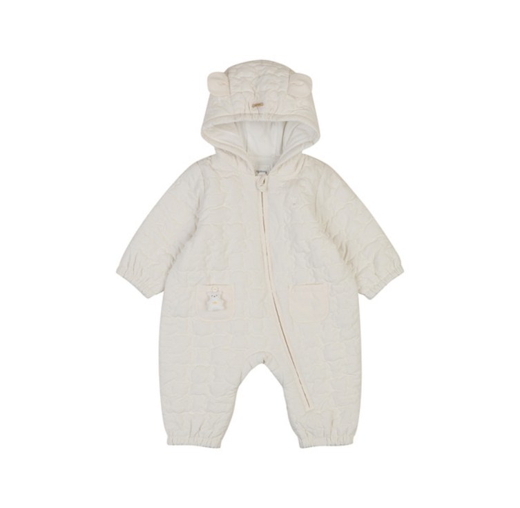 아가방 중계점 BEST 26년봄최신상 안토베어퀼팅우주복  은은한 곰돌이 퀼팅 디자인이 귀엽고 패딩 충전재와 면 100 안감으로 아이들을 따듯하고 부드럽게 보호하는 우주복.