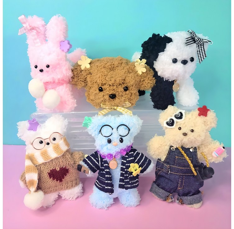 초대박구성 모루인형 만들기 키트 6인분구성품60여개 올인원, 1세트