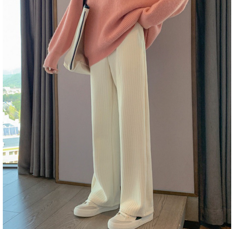 루이블룸 여성 코듀로이 와이드 밴딩 팬츠 겨울 기모 골덴 바지 루이블룸 여성 코듀로이 와이드 밴딩 팬츠 겨울 기모 골덴 바지