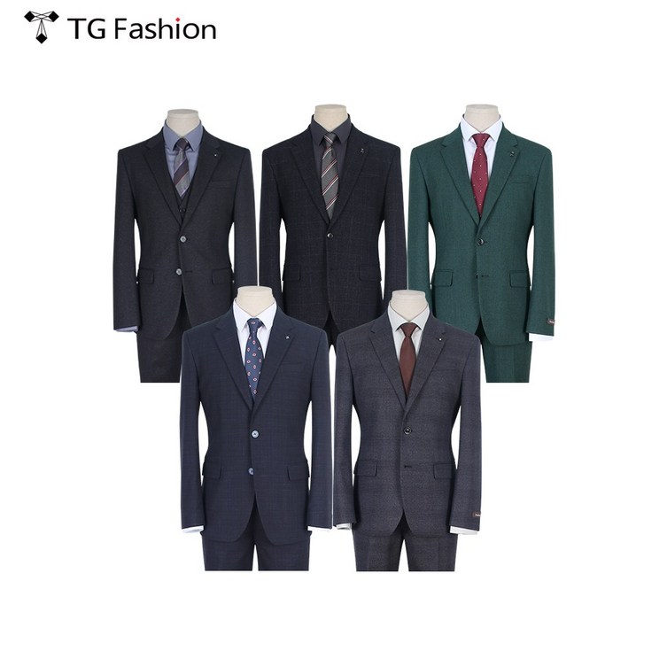 티지패션 TG패션 슬림핏 가을겨울 남성 정장세트 5종 모음 95110사이즈 70할인