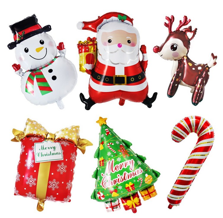 로나파티 크리스마스 풍선 6종 세트