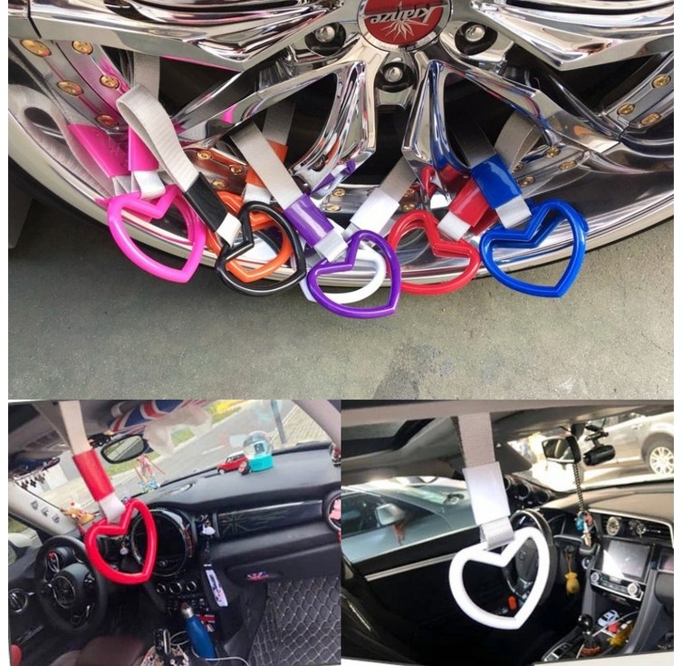 하트견인고리 자동차 튜닝 악세사리 포인트 견인고리