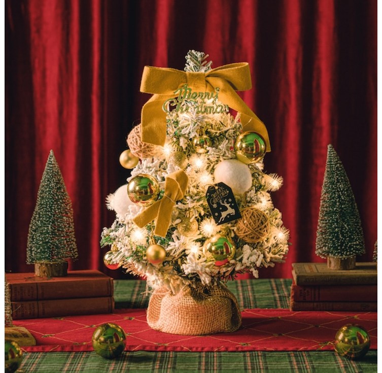 크리스마스 미니 트리 오너먼트 풀 세트 4type