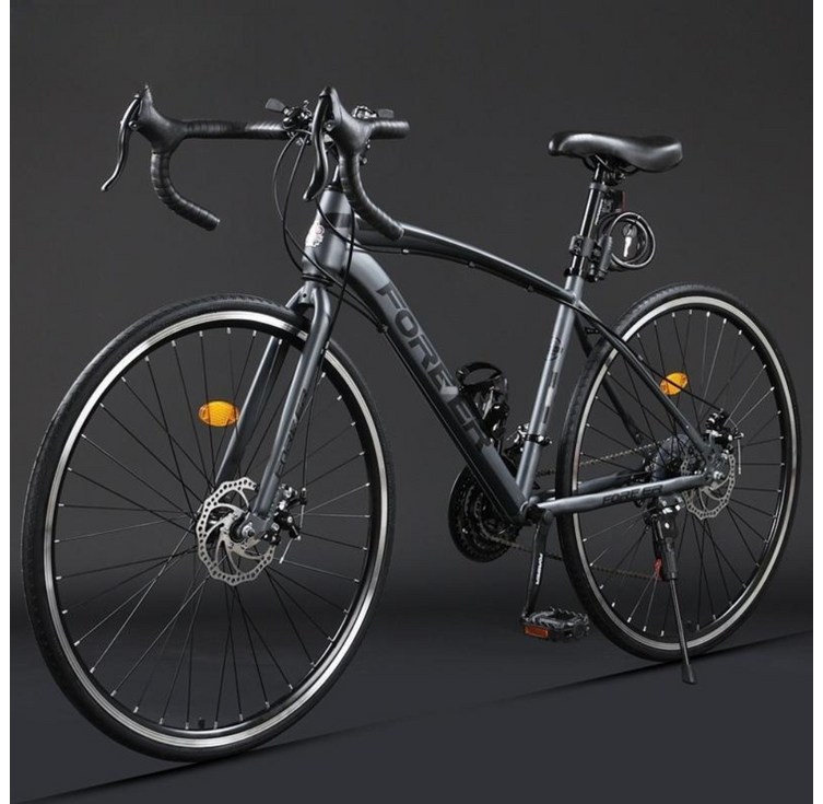 싸이클 자전거 로드 자전거 남녀공용 700C 도로 자전거 경주, 10스포크휠-아이보리화이트