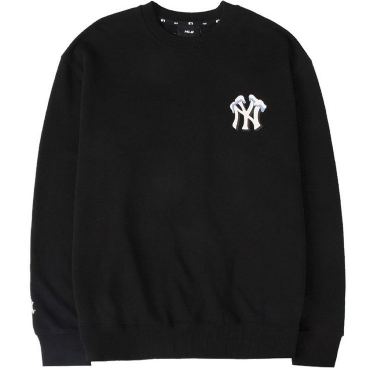 MLB 남녀공용 프린팅 맨투맨 3AMTL013450BKS