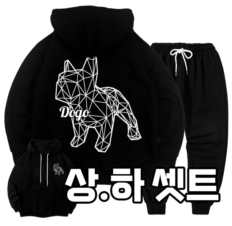 당일출고 DOGO 불독 조거 상하셋트  미라클 MXXL , 남녀 공용, 빅사이즈