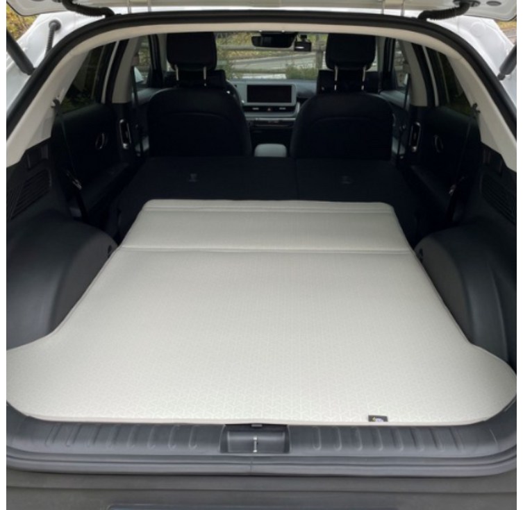 설레노 아이오닉5 전용 트렁크매트 평탄화 일체형 차박매트, 블랙