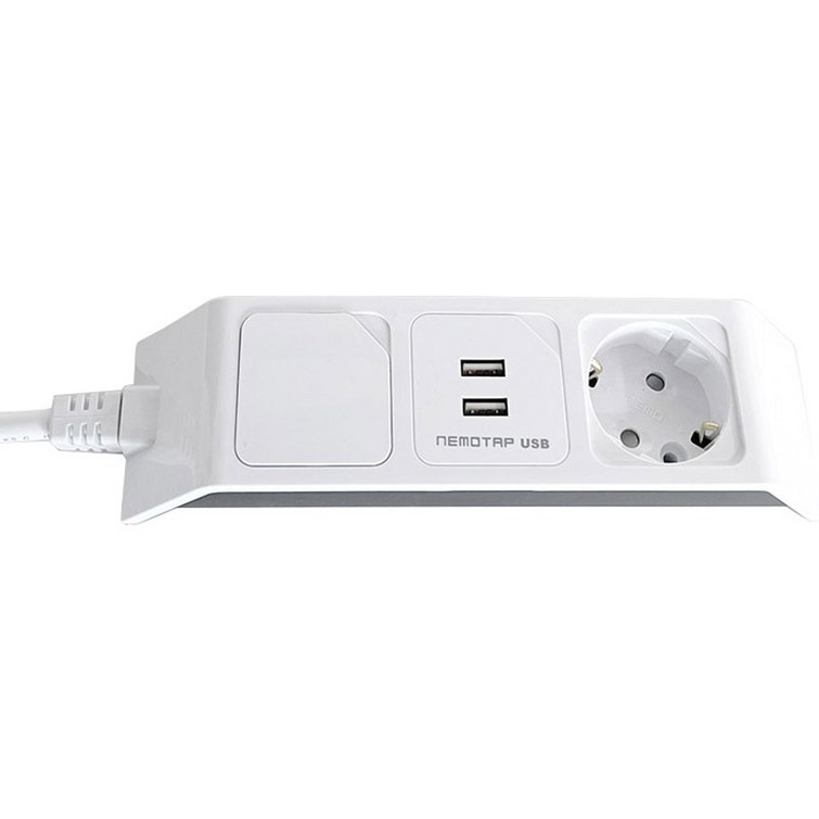 네모탭 USB 일반 2구 일반충전 A타입 멀티탭