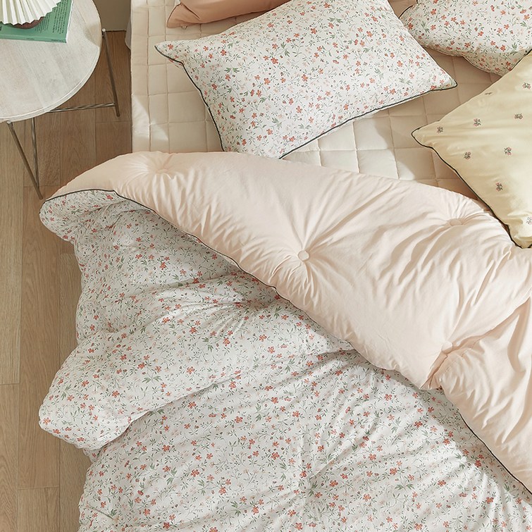 파르페by알레르망 국내 제조 아리엘 차렵이불  베개 세트