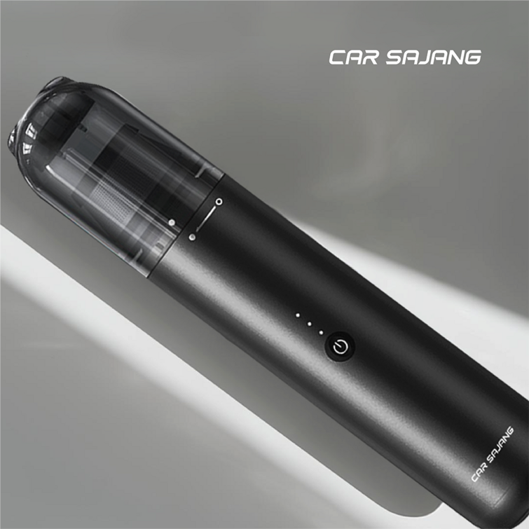 카사장 블랙 보틀 차량용 무선 청소기, csj0001