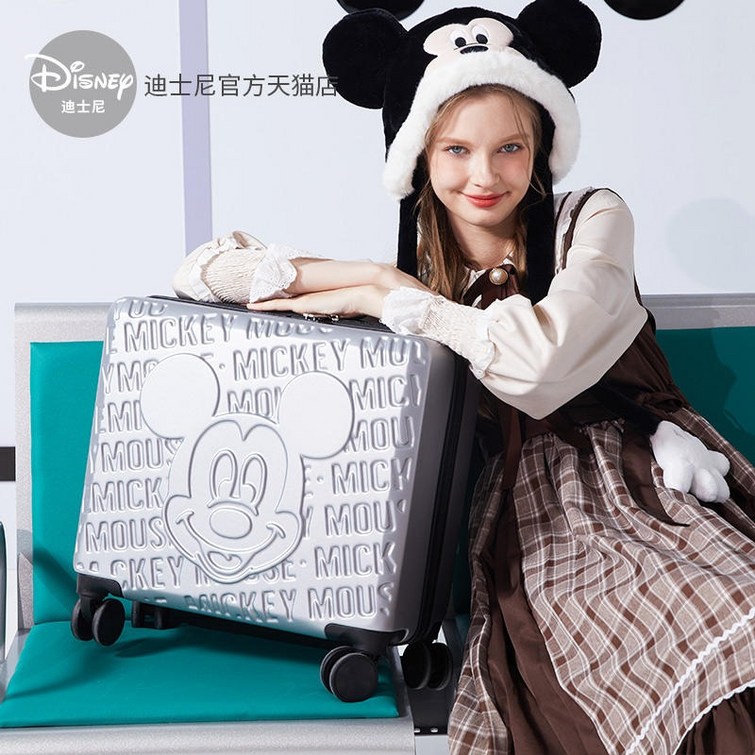 디즈니 수하물 여성용  새로운 트롤리 케이스 비즈니스 여행 탑승 케이스