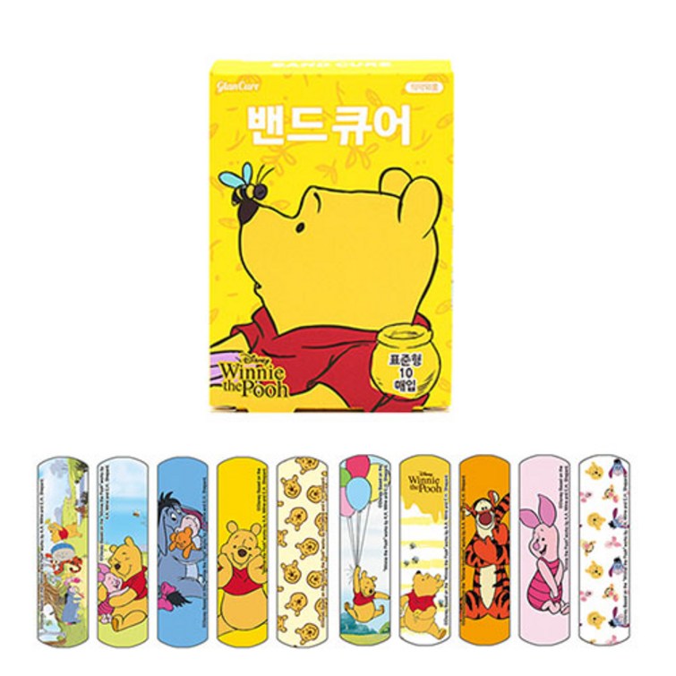 디즈니 푸 일회용밴드 10매입 5개
