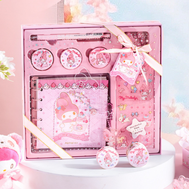 칼노 산리오 다이어리 꾸미기 다꾸 노트 스티커 테이프 세트